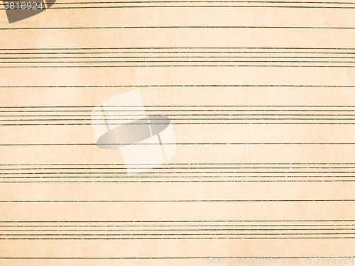 Image of Retro looking Sheet music