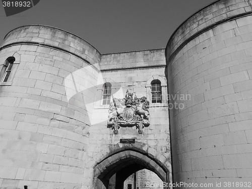 Image of Black and white Tower of London