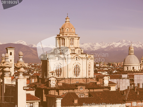 Image of San Lorenzo church, Turin vintage