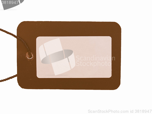 Image of  Tag label vintage