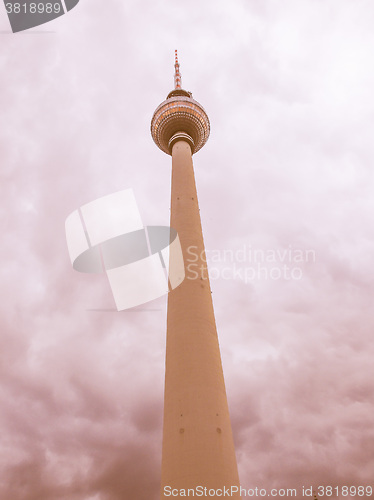 Image of TV Tower Berlin vintage
