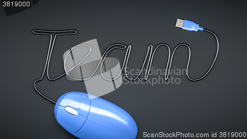 Image of computer mouse team