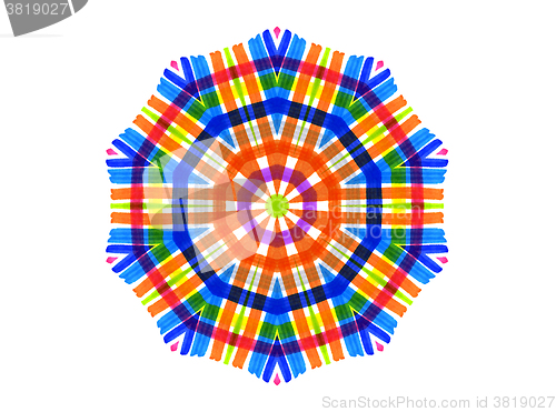 Image of Abstract bright color shape