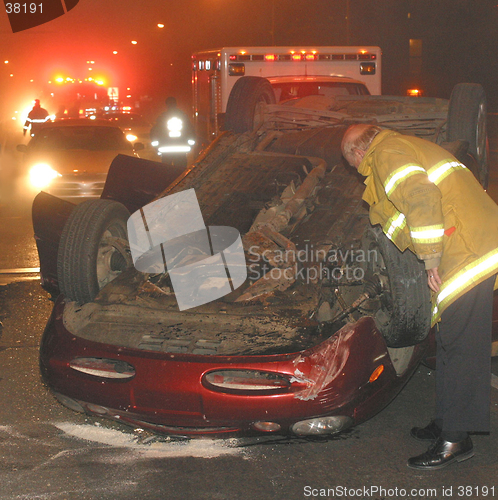 Image of vehicle rollover