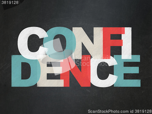 Image of Business concept: Confidence on School Board background