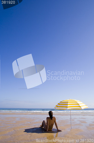 Image of woman at the beach