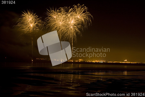 Image of Firework at the beach