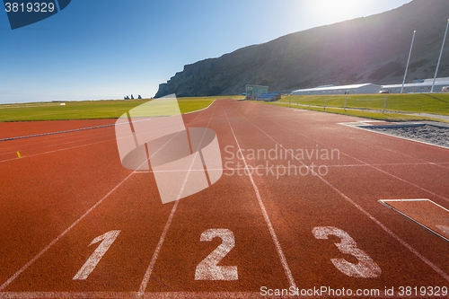 Image of Running track outdoors