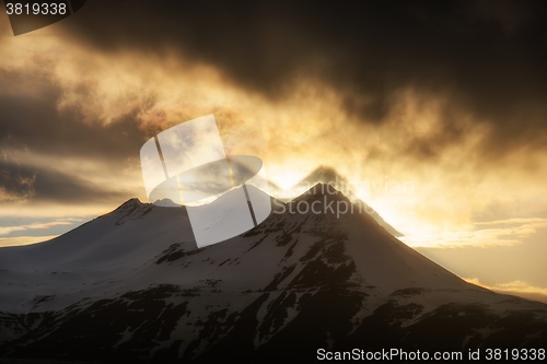 Image of Scenic mountain landscape shot