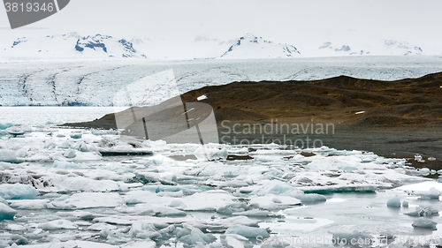 Image of Icebergs at glacier lagoon 