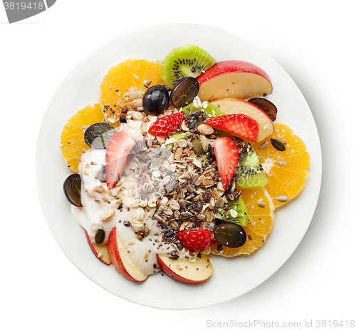 Image of plate of fruit salad