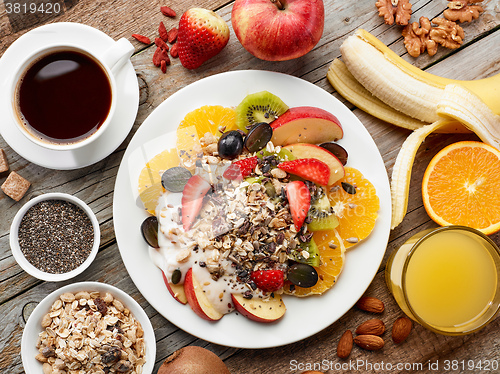 Image of healthy breakfast ingredients