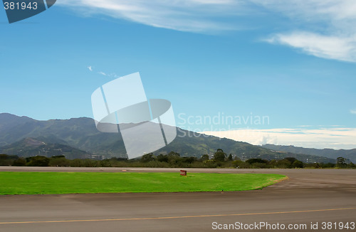 Image of Takeoff road in mountains