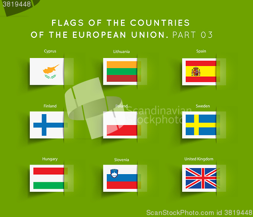 Image of Flags of EU countries