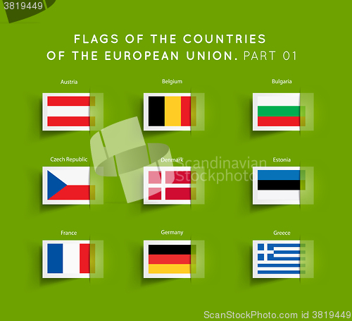 Image of Flags of EU countries