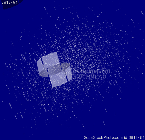 Image of Rainy sky vector illustration 