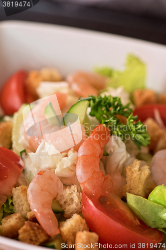 Image of shrimp vegetable salad