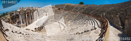 Image of photo of ancient theatre in the city Hierapolis