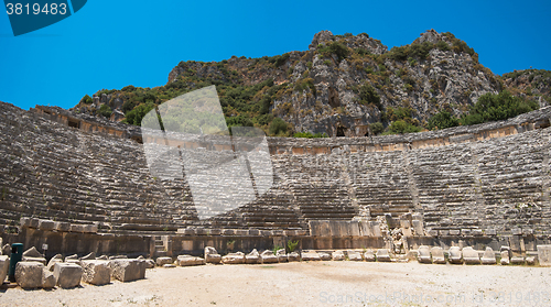 Image of Ancient lycian Myra rock tomb