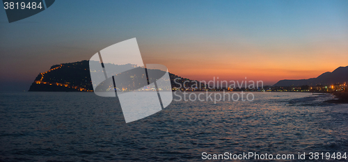 Image of Evening at Alanya coast