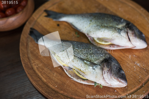 Image of Fresh uncooked dorado 