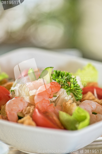 Image of shrimp vegetable salad