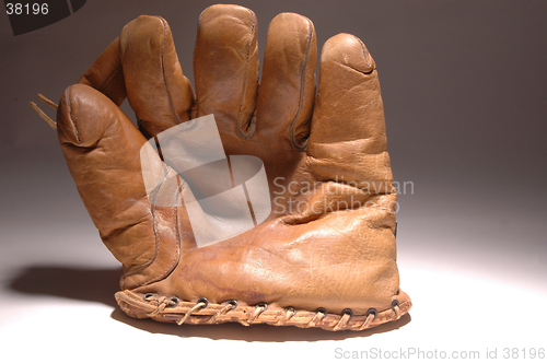 Image of antique baseball glove