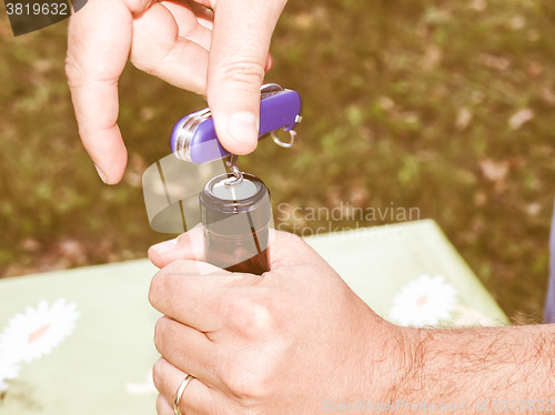Image of  Bottle opening vintage