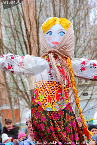 Image of Maslenitsa, a traditional spring holiday in Russia.