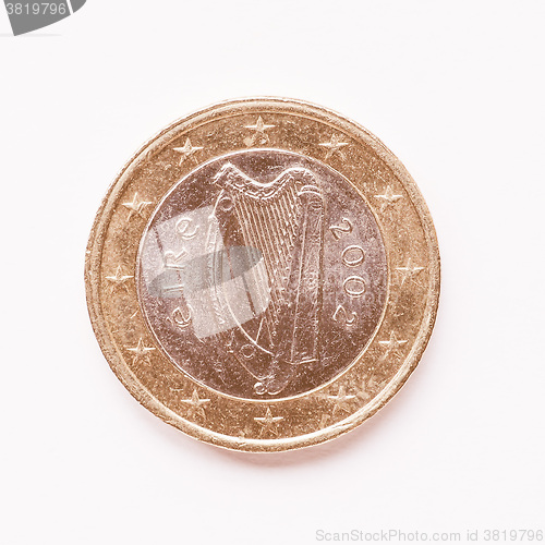 Image of  Irish 1 Euro coin vintage