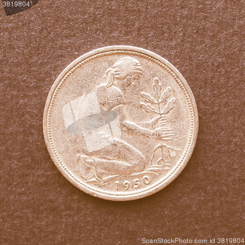 Image of  Euro coin vintage