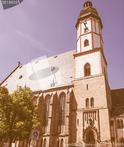 Image of Thomaskirche Leipzig vintage