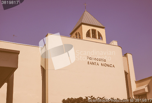 Image of Santa Monica Church Turin vintage