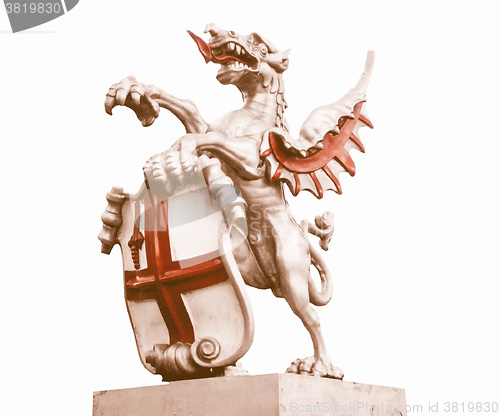 Image of St George and the dragon vintage