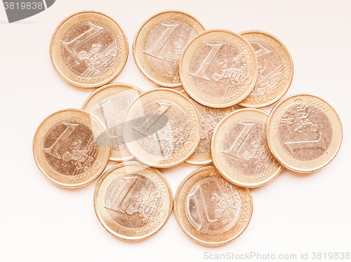 Image of  Euro coins vintage