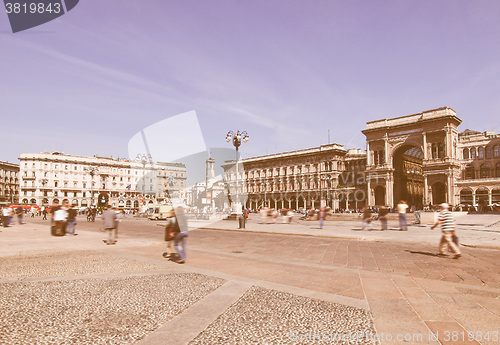 Image of Piazza Duomo, Milan vintage