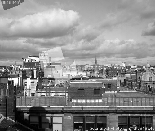Image of Black and white Glasgow picture