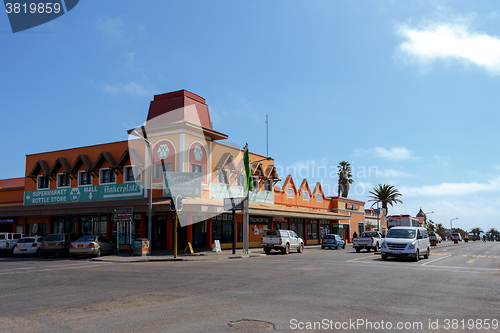 Image of colonial German architecture in Swakopmund