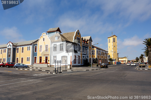 Image of colonial German architecture in Swakopmund