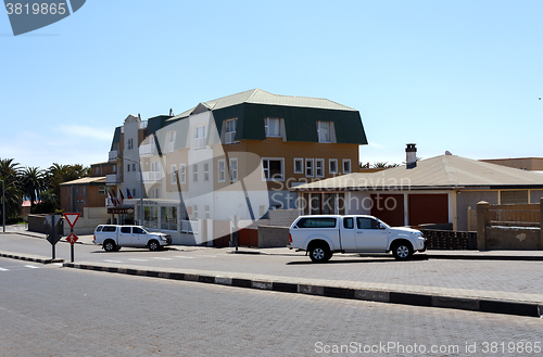 Image of colonial German architecture in Swakopmund