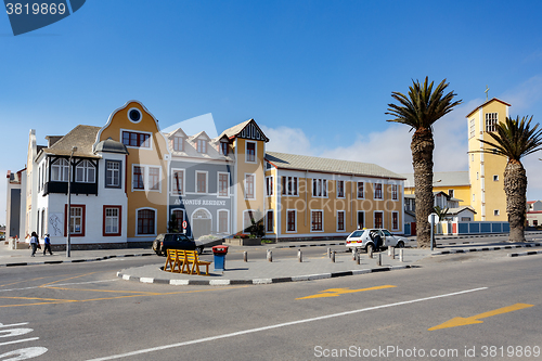 Image of colonial German architecture in Swakopmund