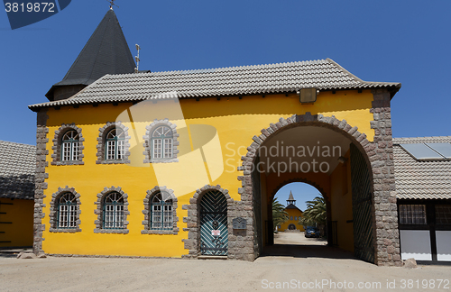 Image of colonial German architecture in Swakopmund