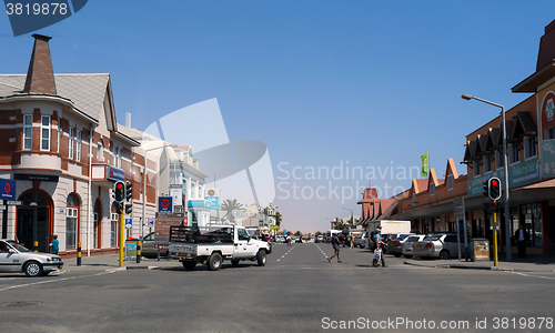 Image of street in Swakopmund citz, Namibia