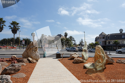 Image of street in Swakopmund citz, Namibia