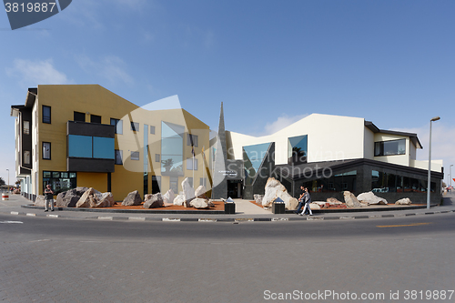 Image of colonial German architecture in Swakopmund