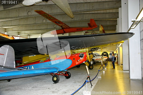 Image of Interior view of The Aviation Museum