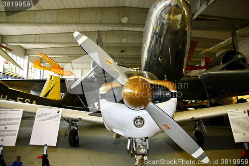 Image of Interior view of The Aviation Museum