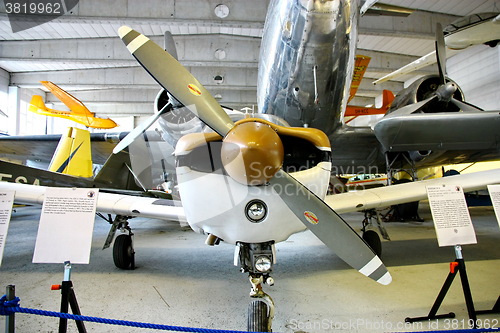 Image of Interior view of The Aviation Museum
