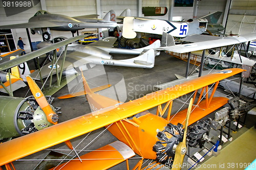 Image of Interior view of The Aviation Museum