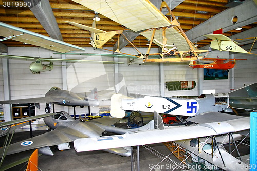 Image of Interior view of The Aviation Museum